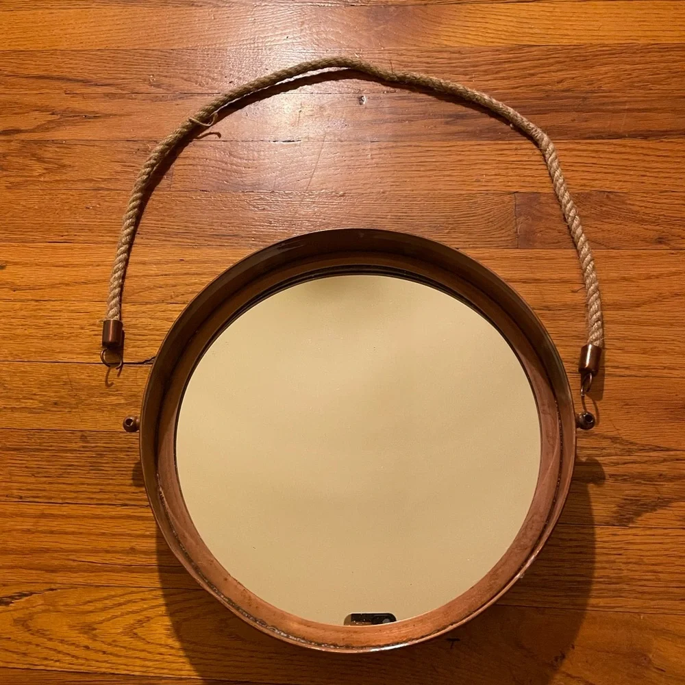 Porthole Bronze Iridescent Mirror